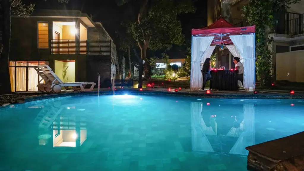 resort in wayanad with swimming pool
